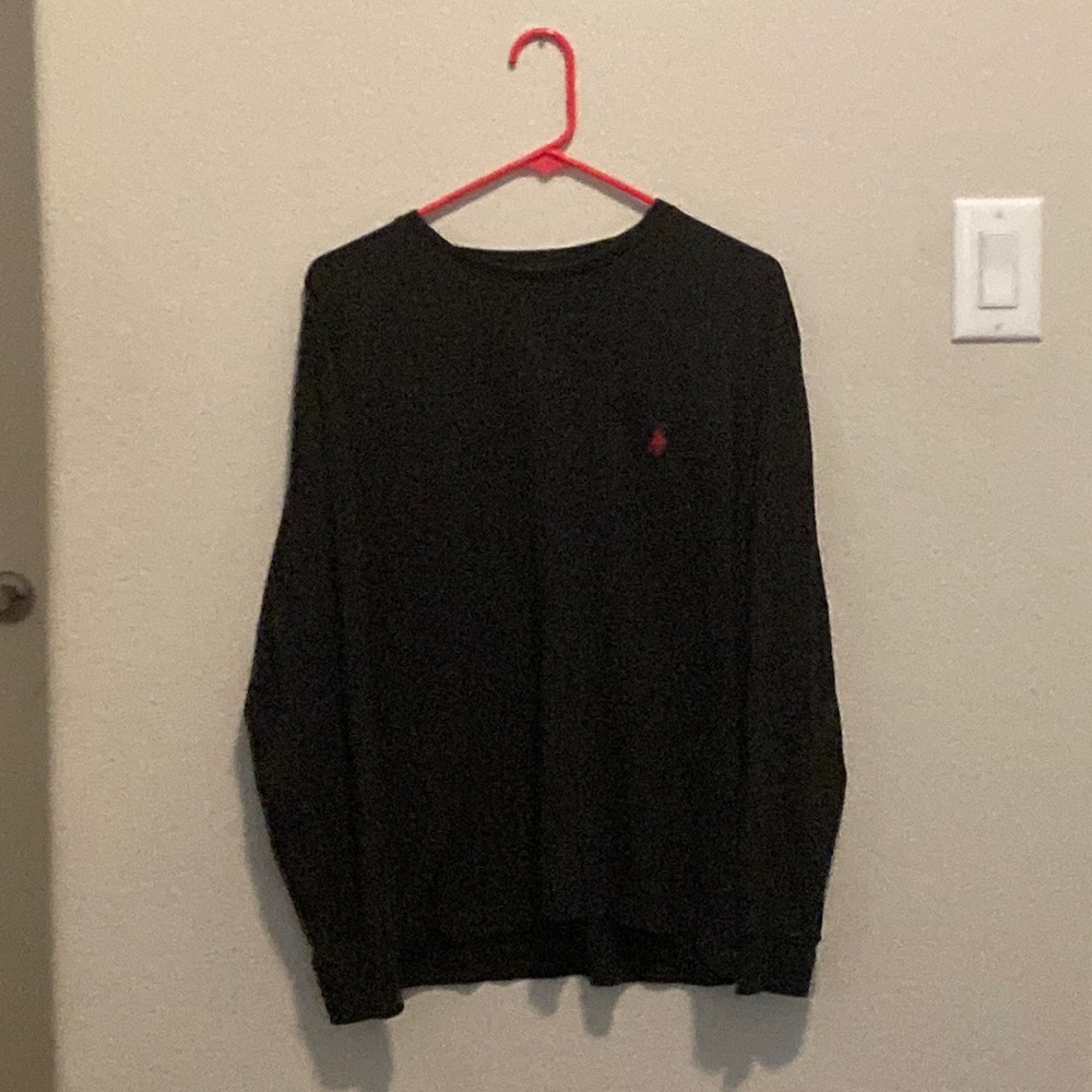 COPY - Black Long-sleeve Ralph Lauren Polo Shirt